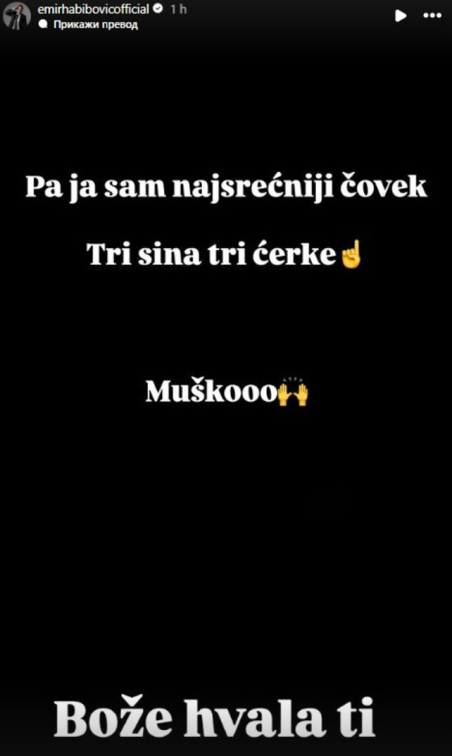 "Bože, hvala ti!" Emir Habibović saznao kog je pola beba koju čeka sa Tamarom Selimović (FOTO)