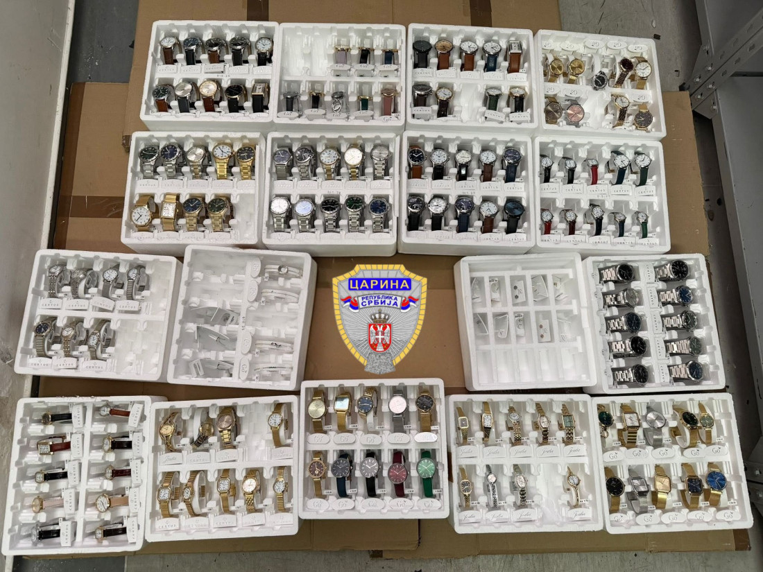 Top zaplena na Horgošu: Nećete verovati koliko je šofer imao satova (FOTO)