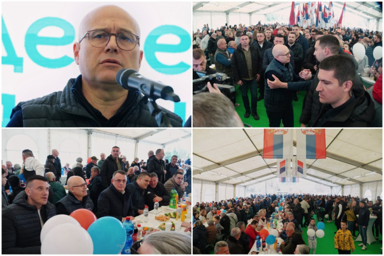 Vučević u selu Kusadak: 29. marta sačuvajmo Smederevsku Palanku, sačuvajmo Srbiju (VIDEO)