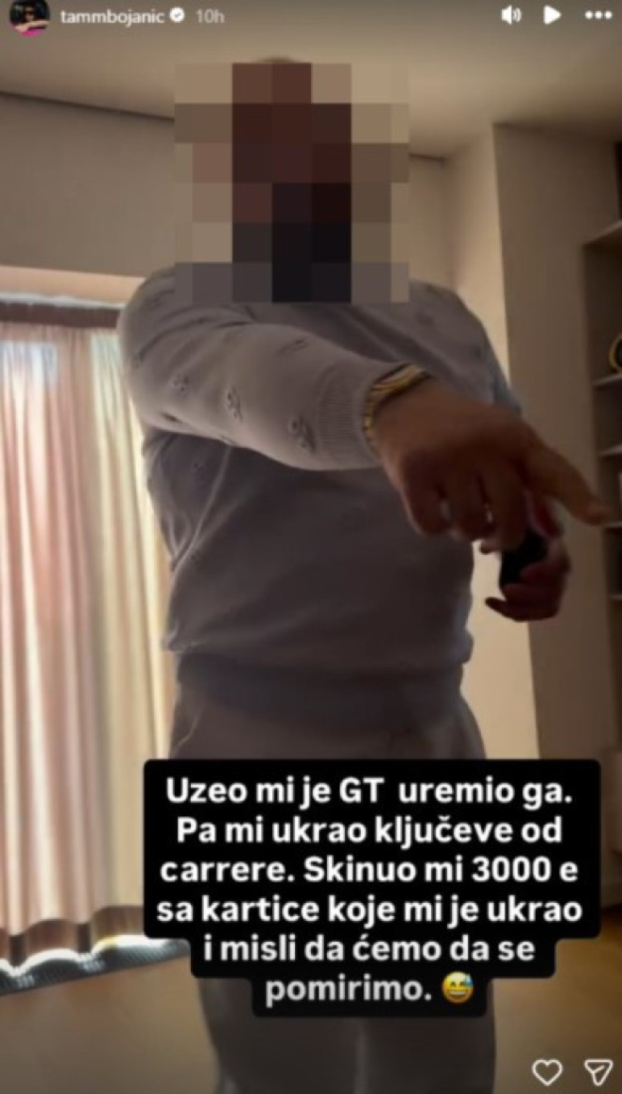 Tamaru Bojanić bivši dečko napao i demolirao joj stan: Starleta grca u suzama