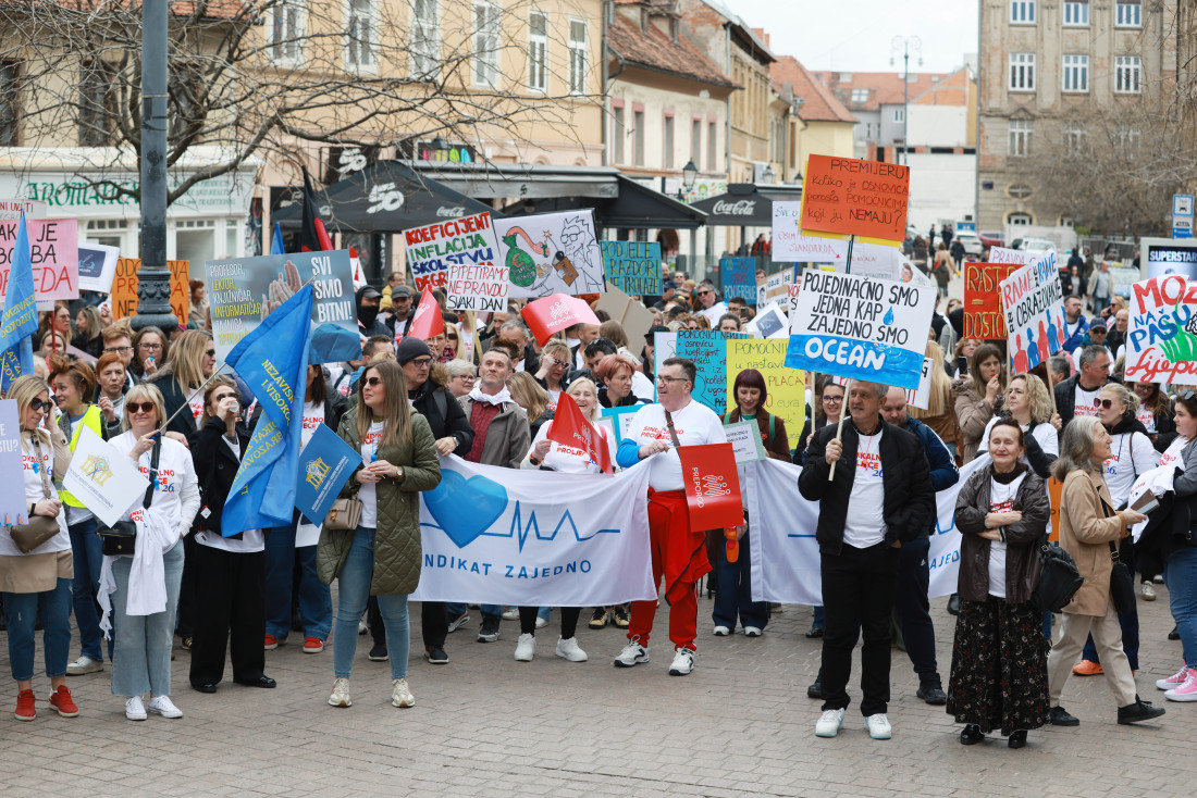Radnička pobuna u Zagrebu! Dajte nam plate, hoćemo da živimo (FOTO)