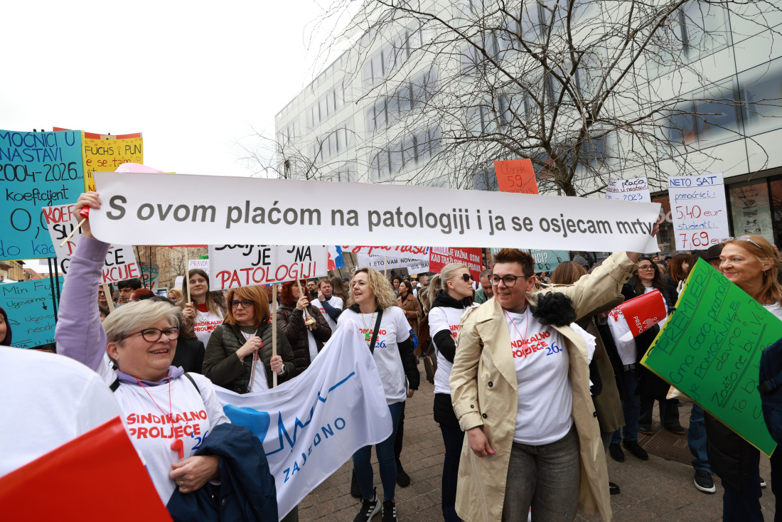 Radnička pobuna u Zagrebu! Dajte nam plate, hoćemo da živimo (FOTO)