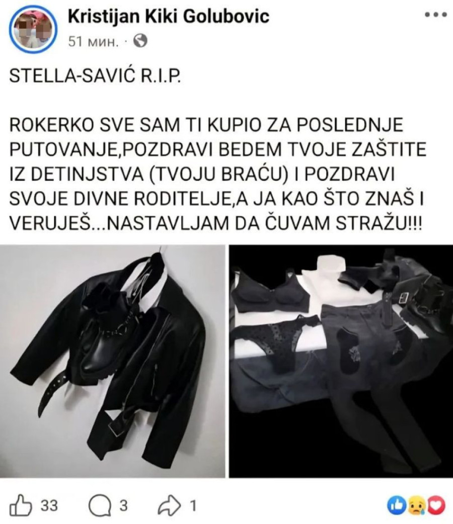"Rokerko, sve sam ti kupio za poslednje putovanje..." Kristijan ne krije koliko pati za preminulom prijateljicom