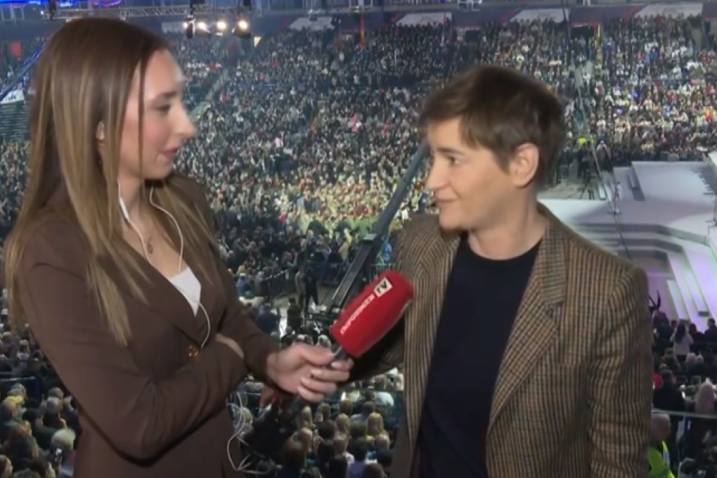 Ana Brnabić iz Arene: Presrećna sam, hvala narode!