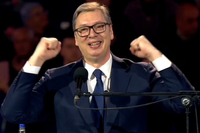 Hvala, Srbijo: Predsednik objavio neverovatan snimak iz Beogradske arene (VIDEO)
