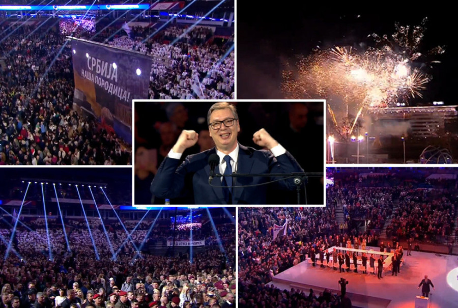 Njegove reči odjeknule su Srbijom: Ovo je šest ključnih Vučićević poruka sa skupa u Areni (FOTO/VIDEO)