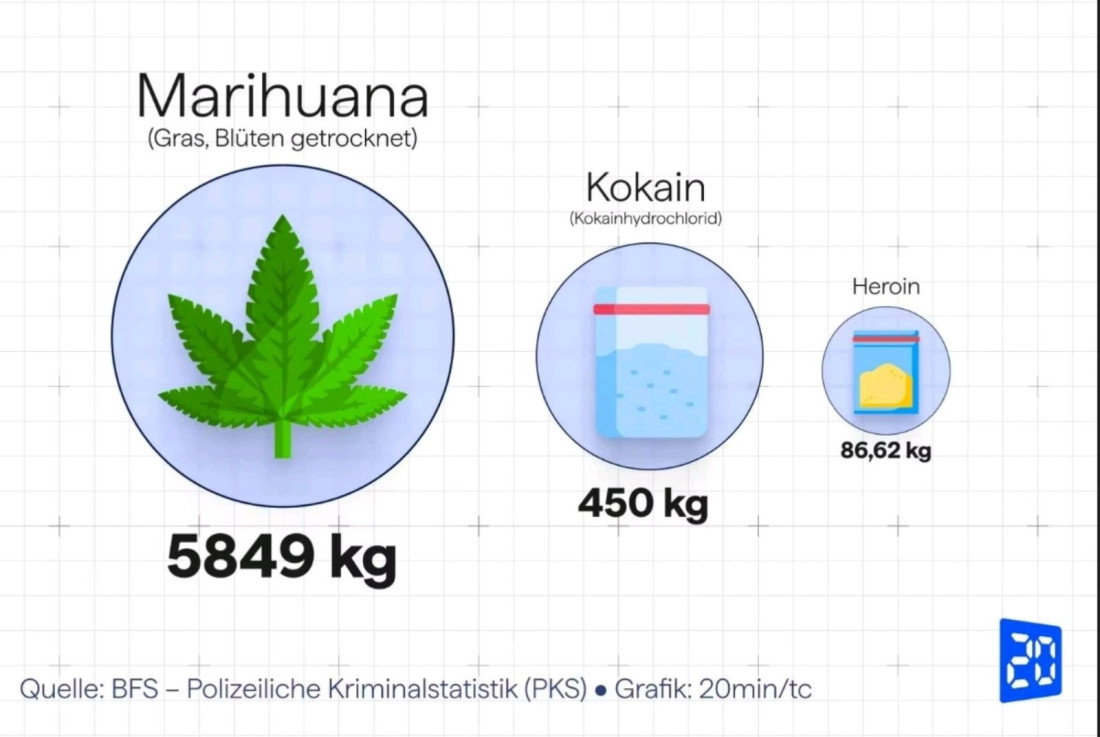Masovna imigracija za eskalaciju kriminala: Tone droge u Švajcarskoj