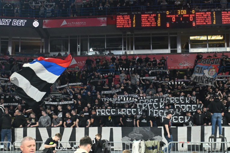 Penjaroja ponosan na Partizan: To je naš način!
