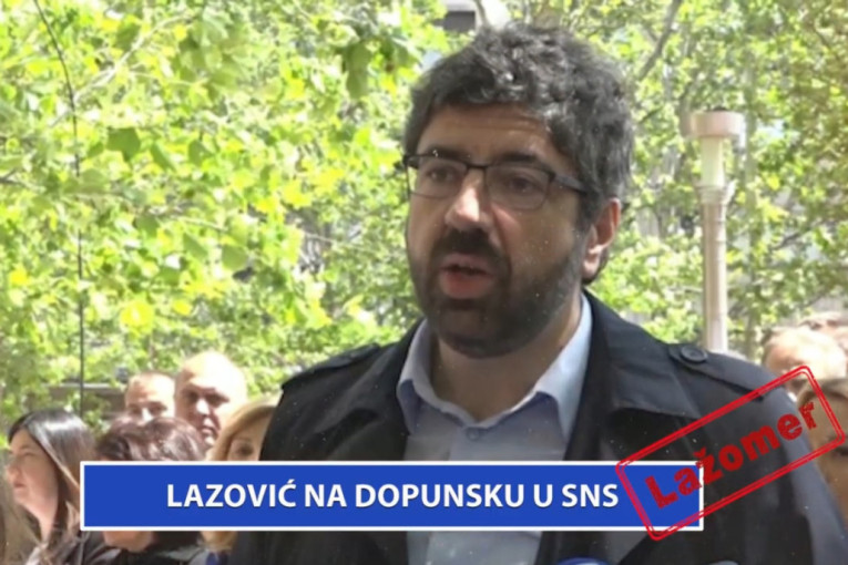 Lazović na dopunsku u SNS
