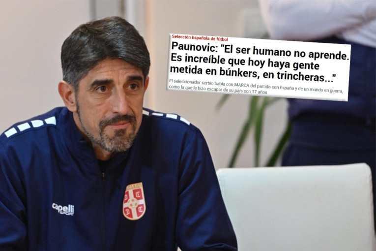 Španci se poklonili Paunoviću: Evo šta su ponovo uradili selektoru Srbije (FOTO)