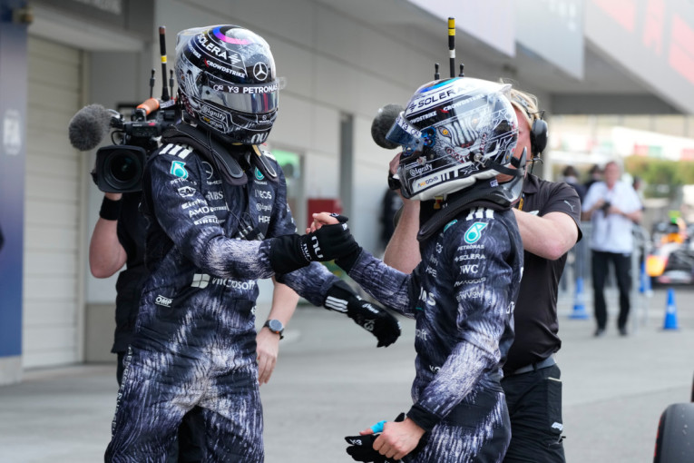 Mercedes nastavlja da dominira: Kimi i Džordž "kolo vode" u Japanu (FOTO)