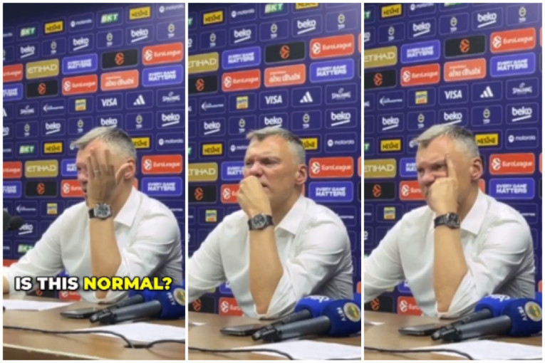 Da li je to normalno?! Jasikevičijus odbrusio novinaru posle poraza (VIDEO)