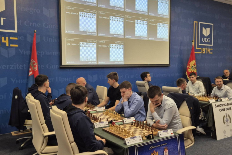 Mat za đetiće: Srbija odnela pobedu na 64 polja protiv Crne Gore (FOTO)