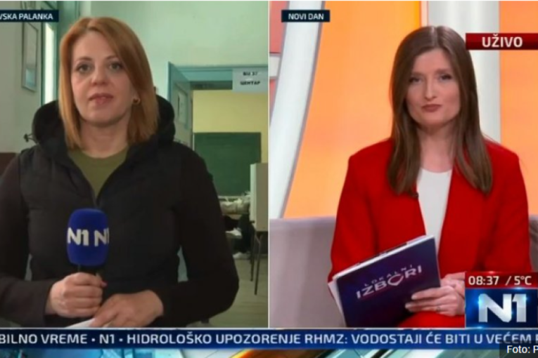 Ko je dozvolio N1 da unutar biračkog mesta priča o “blokaderskim protestima” i novoj političkoj snazi? (VIDEO)
