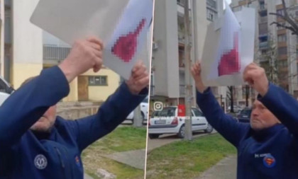 Blokaderi oduzeli fasciklu aktivisti SNS: Nadali se spisku, dobili.... (VIDEO)