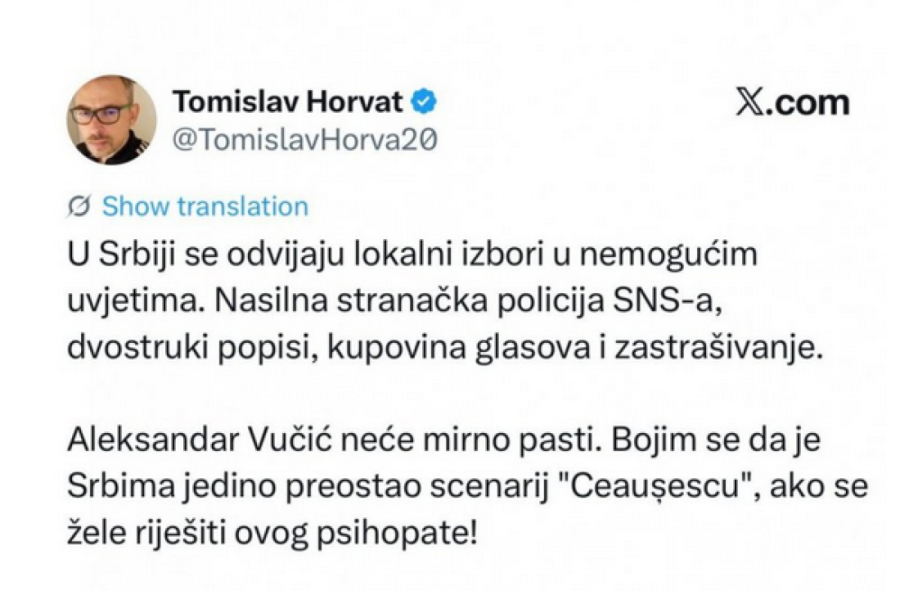 Užas: Profesor "povijesti" iz Zadra traži Vučićevu glavu! (FOTO)