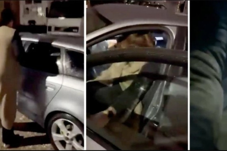 Blokaderi napali ženu! Širi se jeziv snimak iz Aranđelovca, čuo se samo njen vrisak (VIDEO)