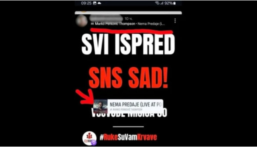 Profesorka u Nišu pozivala na blokade uz Tompsona! Otvoreno preti političkim neistomišljenicima!