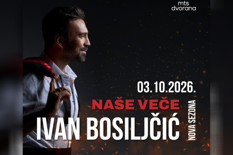 Nova sezona muzičke predstave koja je osvojila srca Beograđana! Naše veče Ivana Bosiljčića i ove godine u mts Dvorani 3. oktobra.