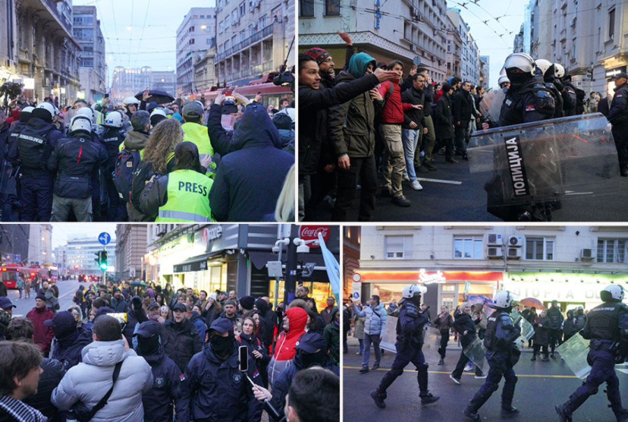 Pripadnici UKP napustili prostorije Rektorata posle pretresa