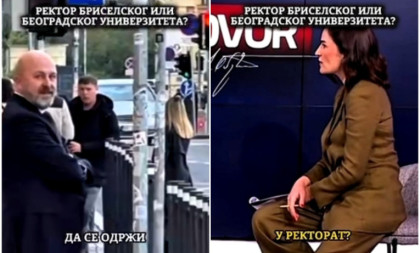 Rektor se redovno sastaje sa ambasadorima: Javno priznao na tajkunskoj televiziji (VIDEO)