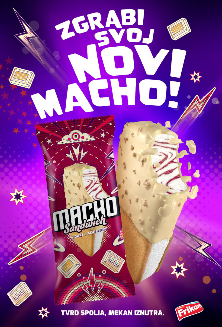 Macho širi ponudu: Stižu novi voćni sendvič i još veće izdanje popularnog ukusa