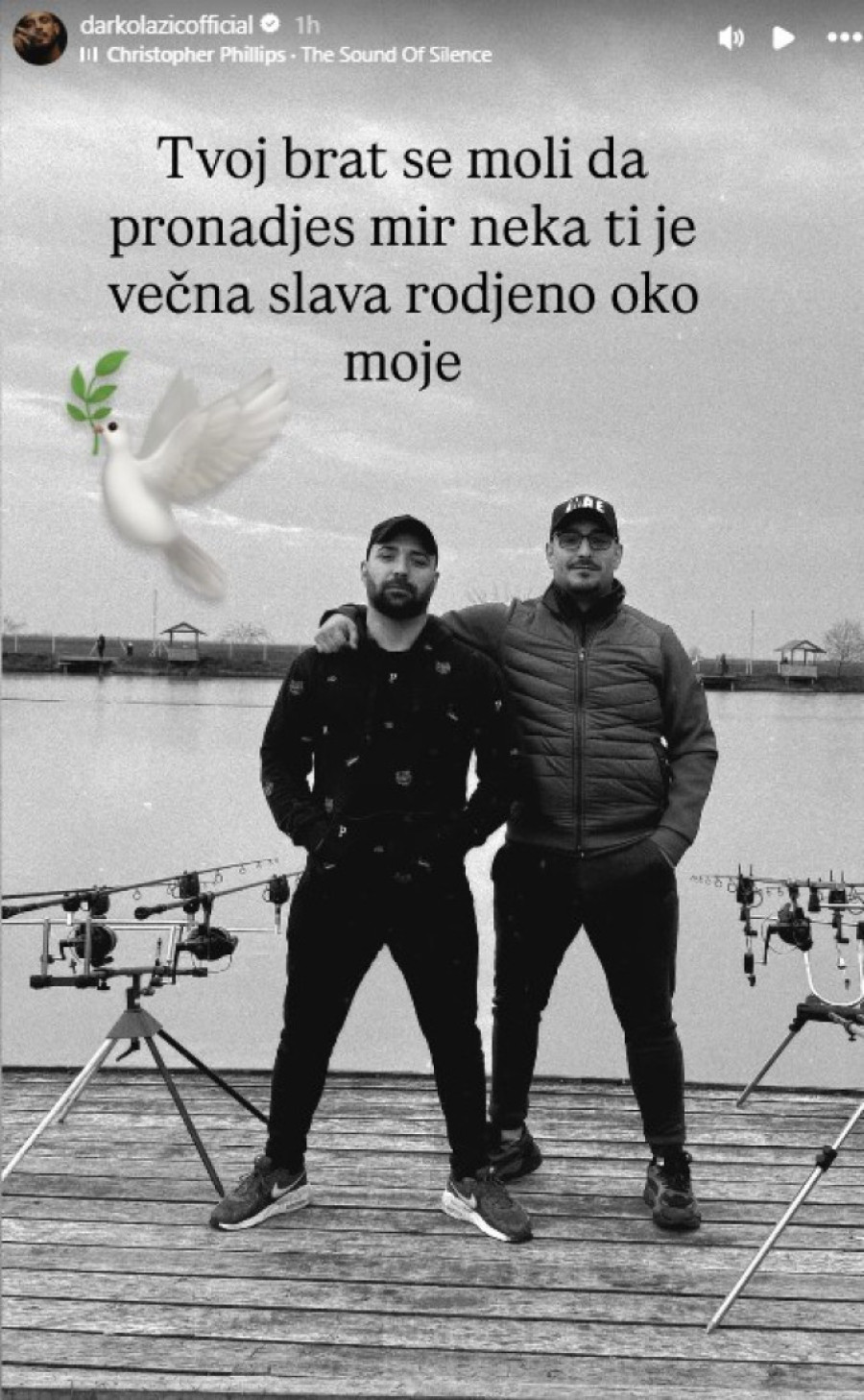 "Oko moje rođeno..." Potresna objava Darka Lazića upućena pokojnom bratu (FOTO)