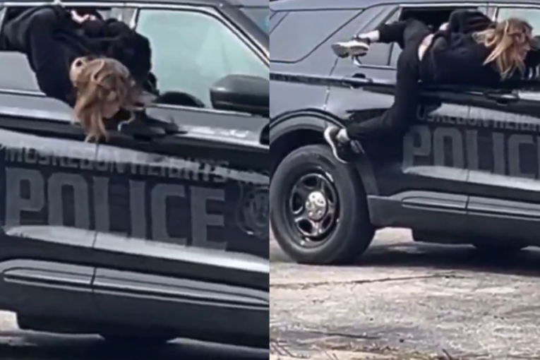 Kao u akcionom filmu: Žena sa lisicama na rukama pobegla iz policijskog automobila, i dalje ne mogu da je nađu (VIDEO)