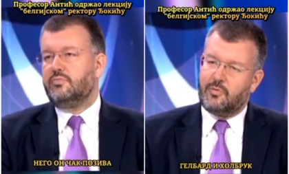 Antić sve objasnio! Profesor održao lekciju "belgijskom" rektoru Đokiću (VIDEO)