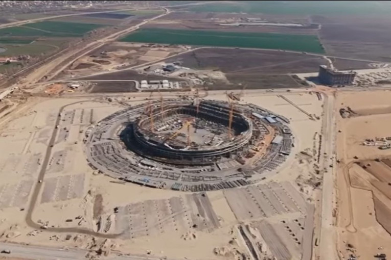 Vučić objavio snimke Nacionalnog stadiona: Niko ne može zaustaviti Srbiju! (VIDEO)