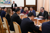 Sastanak na Andrićevom vencu: Vučić razgovarao sa predstavnicima korporacije Šandong Haj-Spid grup (FOTO/VIDEO)