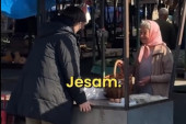 Srce kao kuća: Influenser na pijaci kupio sva jaja bakici i ostavio joj 4.000 dinara! (VIDEO)