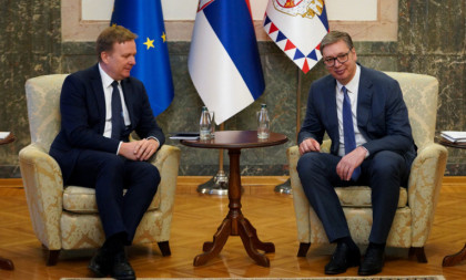 Vučić sa Sorensenom: Jednostrane mere Prištine ozbiljan pritisak na sprski narod (FOTO)