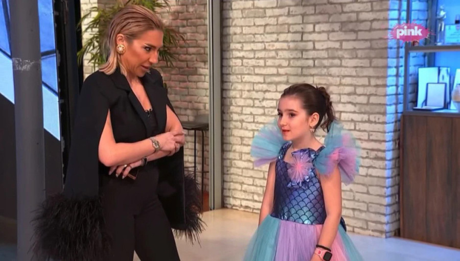 Jovana Jeremić dovela ćerku u jutarnji program: Leu za emisiju doterao čitav tim Pinka! (FOTO)