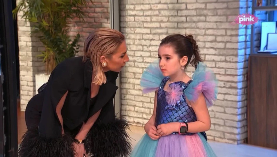 Jovana Jeremić dovela ćerku u jutarnji program: Leu za emisiju doterao čitav tim Pinka! (FOTO)