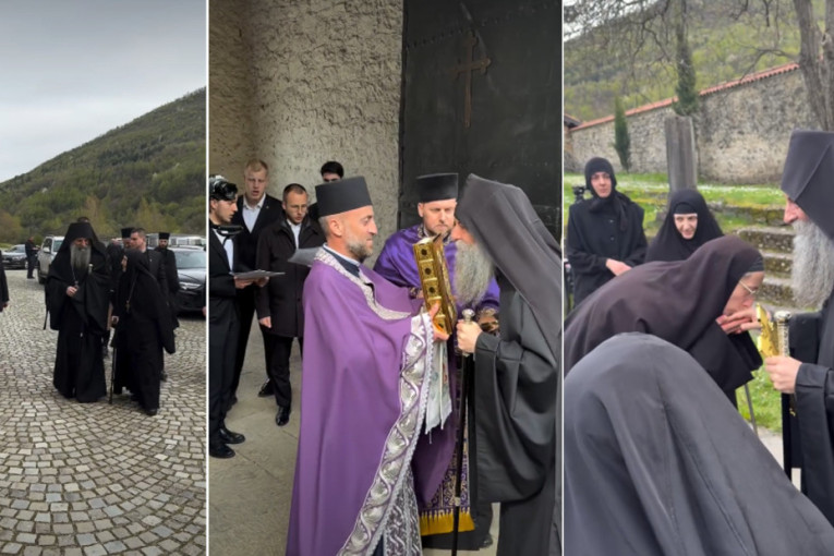 Patrijarh sa vernicima na KiM: Služba sa narodom u Pećkoj Patrijaršiji (FOTO/VIDEO)