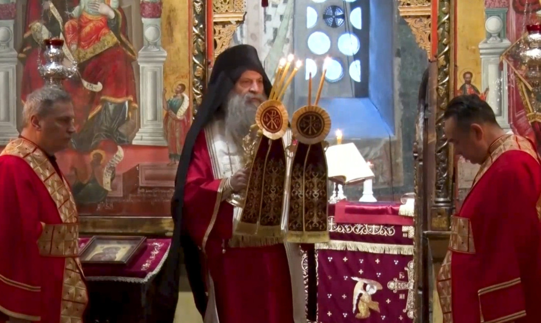 Patrijarh srpski u Pećkoj Patrijaršiji: Sveta liturgija na Veliku subotu