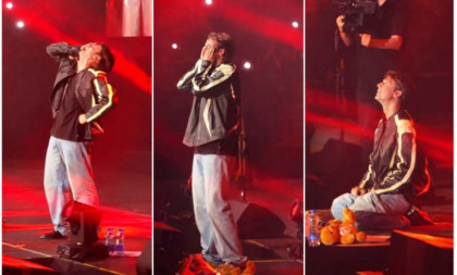 Uz Čolu plakao kao kiša! Pogledajte neverovatnu scenu iz Skoplja (VIDEO)