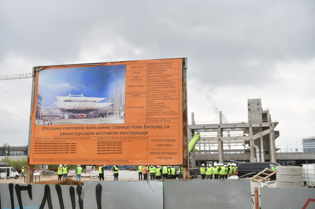 Ministarka na gradilištu: Radovi napreduju, važno čvorište do kraja godine (FOTO)