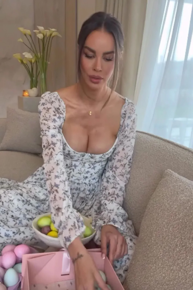 Influenserka nagrdila farbanje jaja: Niko ne gleda u ruke, već u Marin dekolte (FOTO)