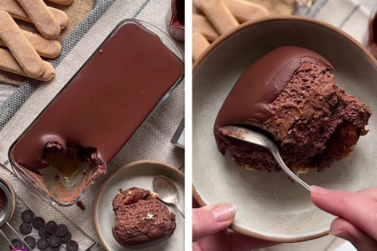 Recept dana: Čoko-mus tiramisu je savršen spoj dva omiljena deserta za ljubitelje čokolade i kafe