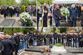 Sahranjen Vujošević: Sanduk nosili asovi Partizana, krst Lovernj, na večni počinak ispraćen je uz pesme koje je voleo (FOTO/VIDEO)