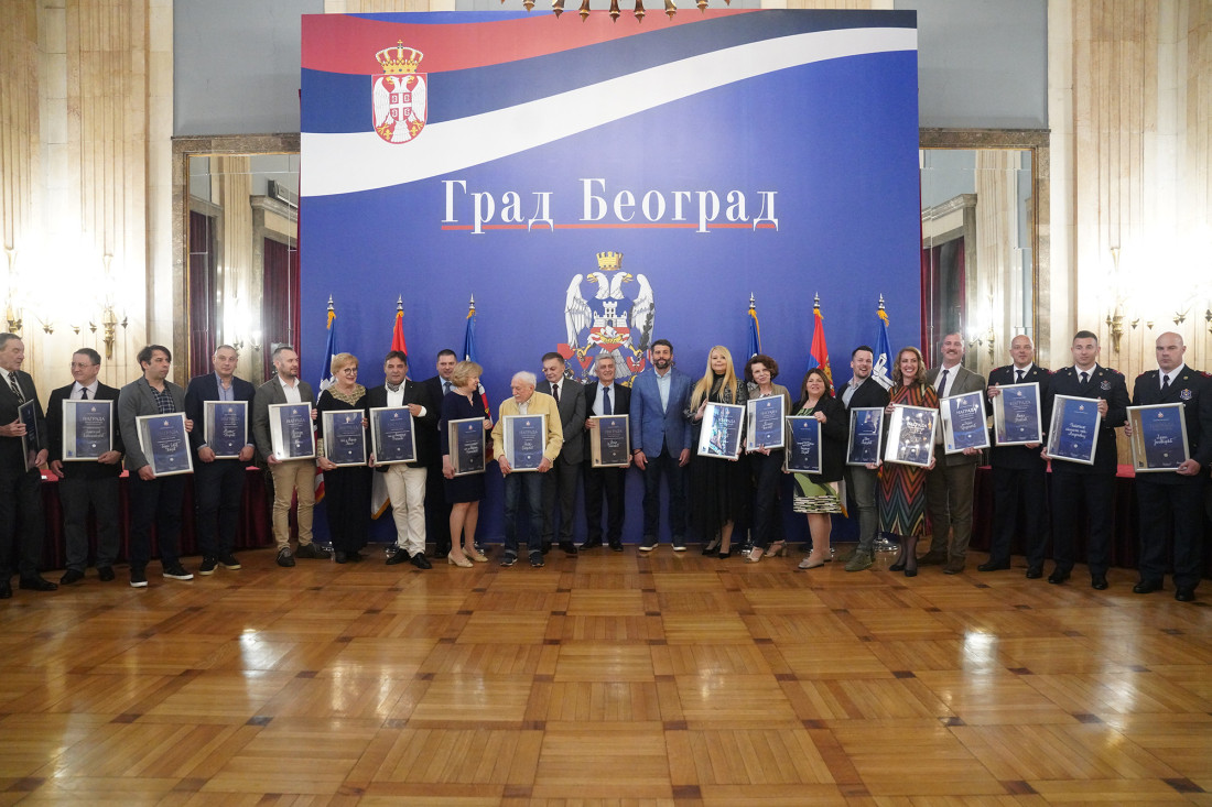 Nagrade za najbolje: Prestonica se odužila zaslužnima Beograđanima (FOTO/VIDEO)