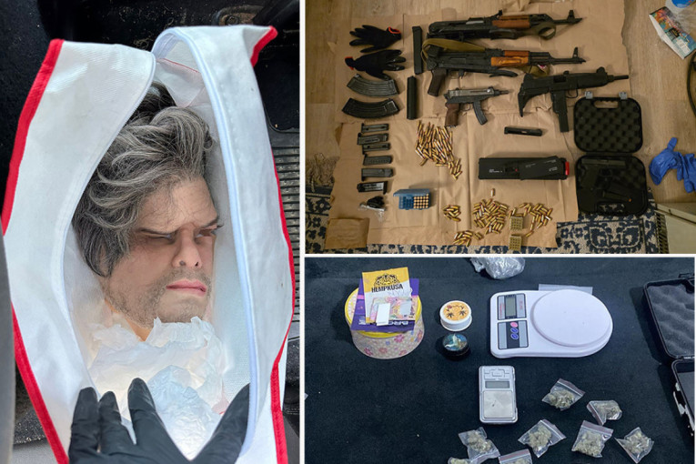 Snimci velike akcije policije! Ovako je razbijena grupa vračaraca u Beogradu, spremali snajper za likvidaciju (FOTO/VIDEO)