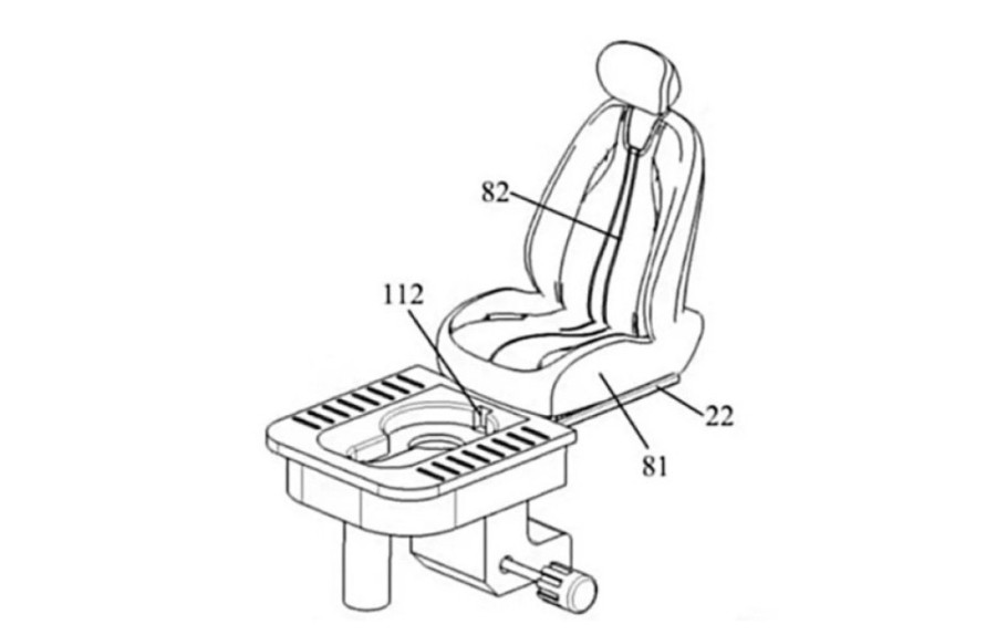 Seres! Neko je patentirao WC ispod suvozačkog sedišta (FOTO)
