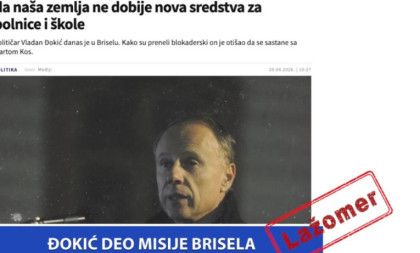 Đokić deo misije Brisela