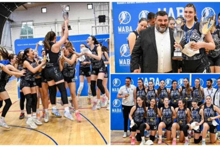 Prvo učešće i odmah titula! Pionirke KŽK Partizan 1953 šampionke WABA lige