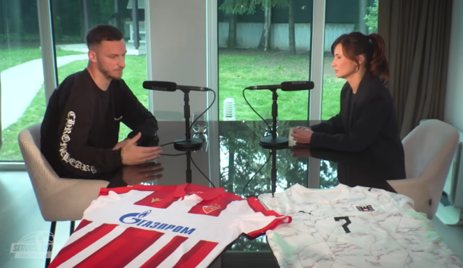 Arnautović nije mogao opširnije... Počeo je pričom o Zvezdi, pa nastavio o depresiji u Kini, supruzi Sari, navijačima