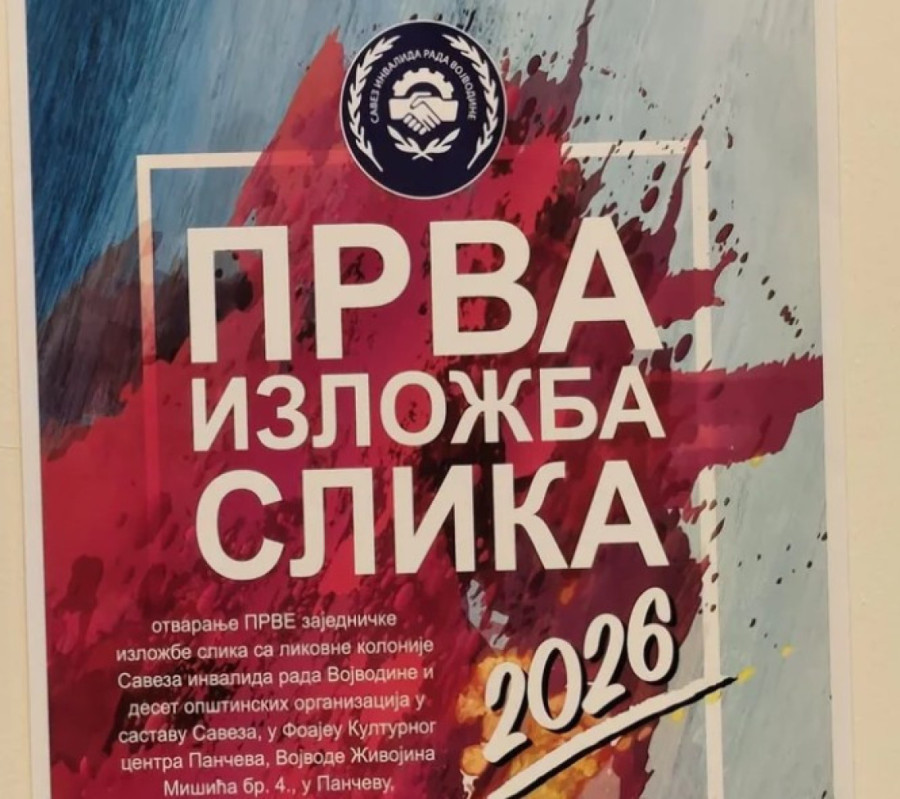 Umetnost bez barijera u Pančevu: Otvorena velika izložba slika Saveza invalida rada Vojvodine (FOTO)