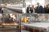 Otvoren pogon kompanije Vaider Srpska fabrike stakla: Vučić -  Danas pokušavamo da iz pepela podignemo fabriku (VIDEO)